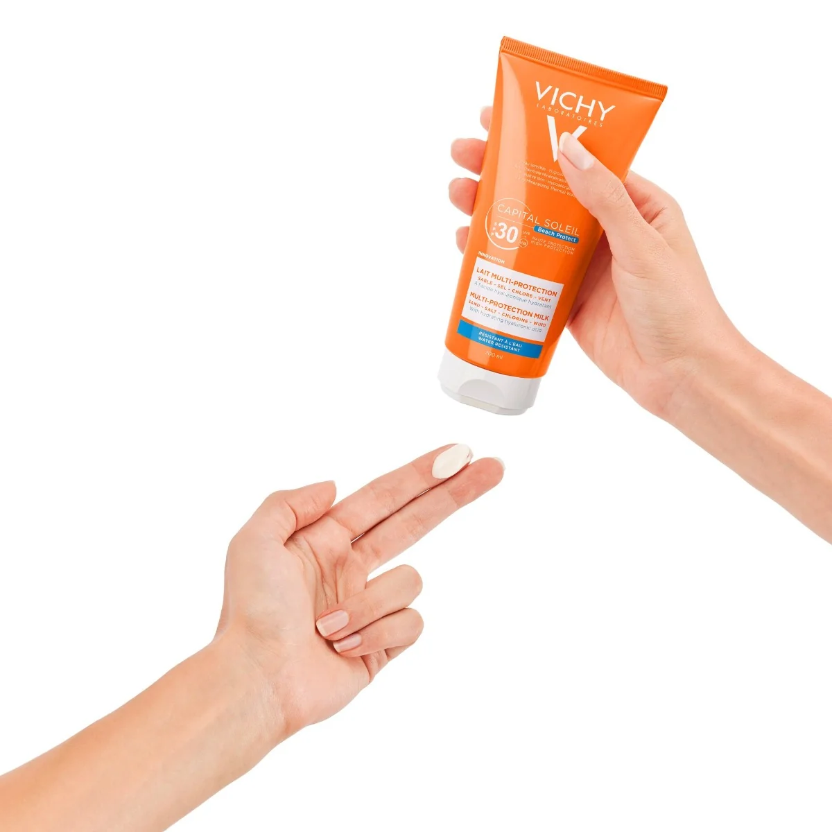 Lapte pentru fata si corp multi-protector Capital Soleil SPF30, 200ml, Vichy