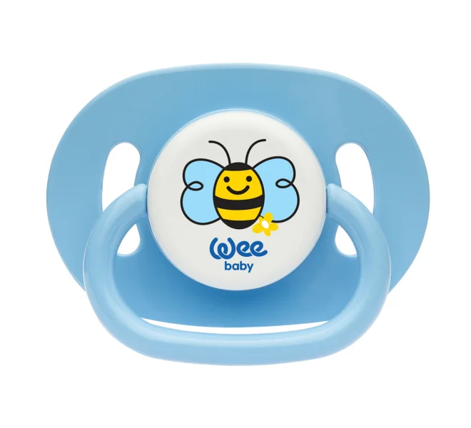 Suzeta din silicon rotunda nr.1 cu model, 1 bucata, Wee Baby
