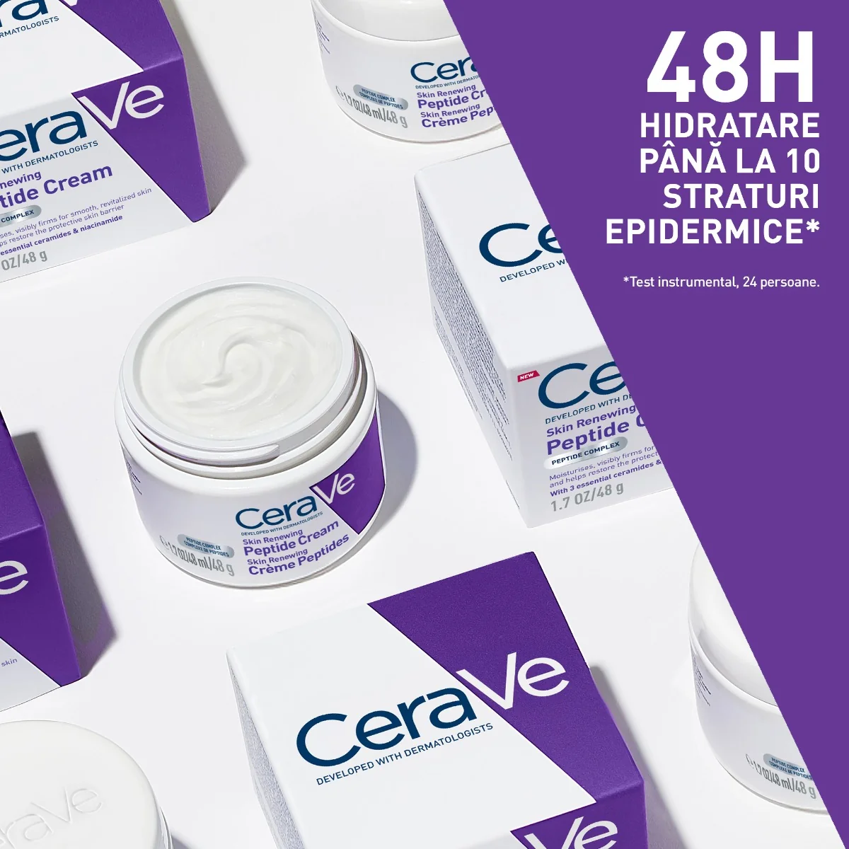 Crema de noapte cu peptide Skin Renewing, 48ml, CeraVe
