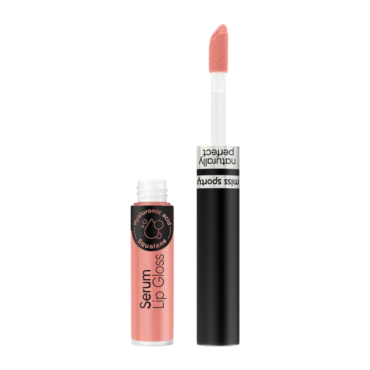 Gloss de buze serum Naturally Perfect 35 Holo Pink, 2.3ml, Miss Sporty
