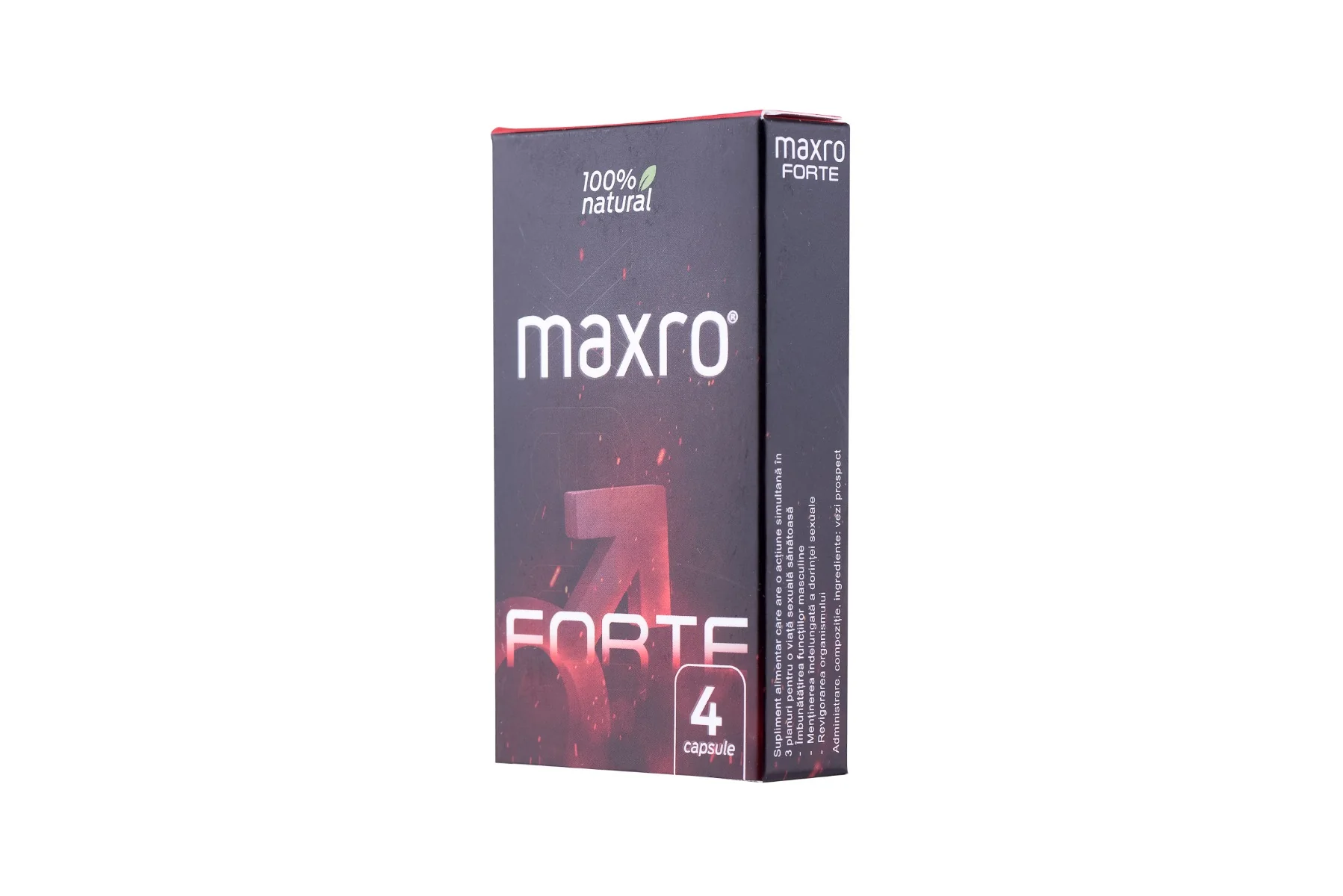 Supliment pentru potenta Forte, 4 capsule, Maxro