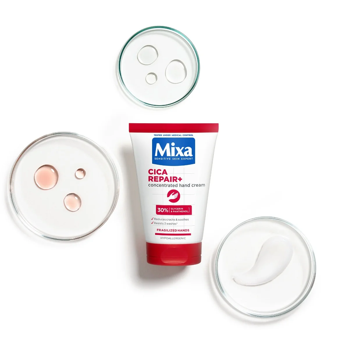 Crema de maini Cica Repair+, 50ml, Mixa 
