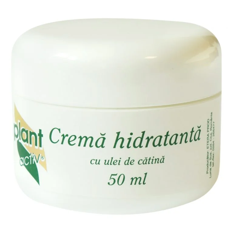 Crema hidratanta cu Ulei de catina si Vitamina C, 50ml, Plant Activ