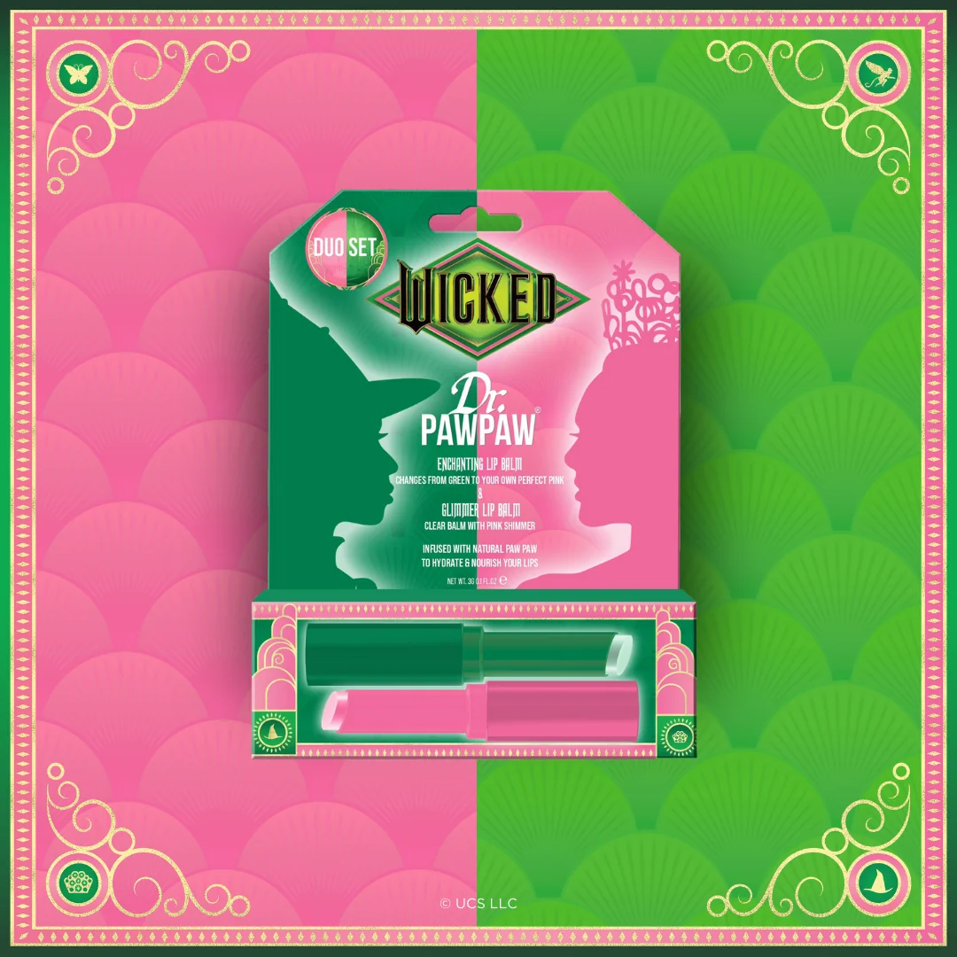 Set 2 balsamuri de buze Wicked Enchanting & Glimmering, 2x3g, Dr.PAWPAW