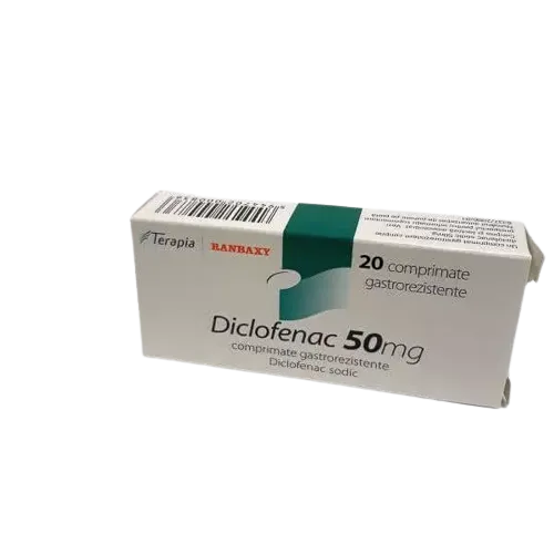 Diclofenac 50mg, 20 comprimate filmate gastrorezistente, Terapia