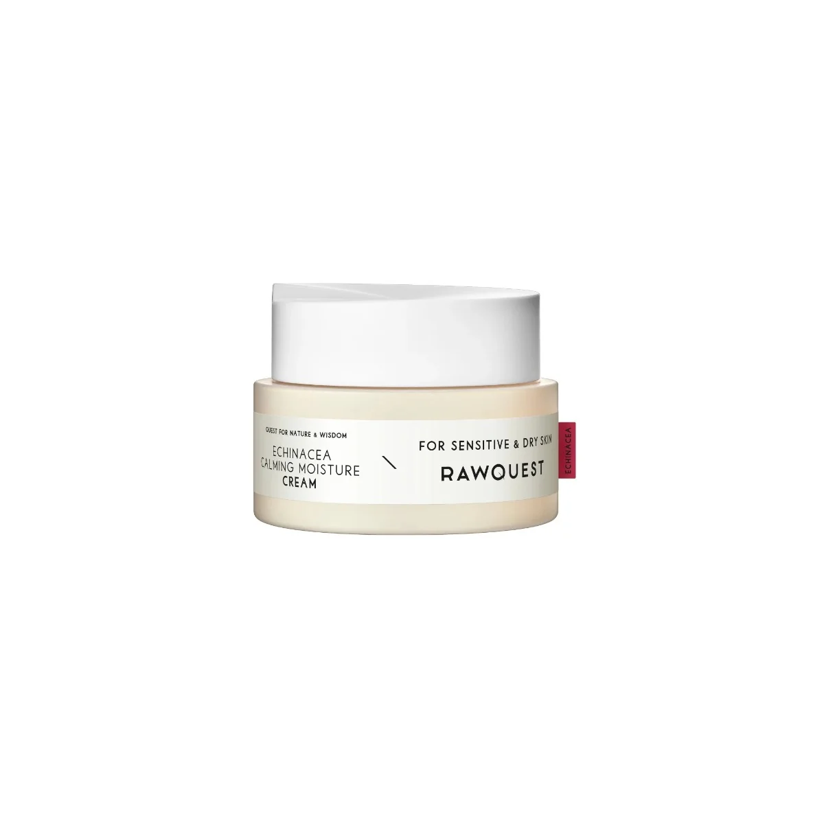 Crema calmanta si hidratanta cu Echinacea pentru piele sensibila, 50ml, RawQuest 