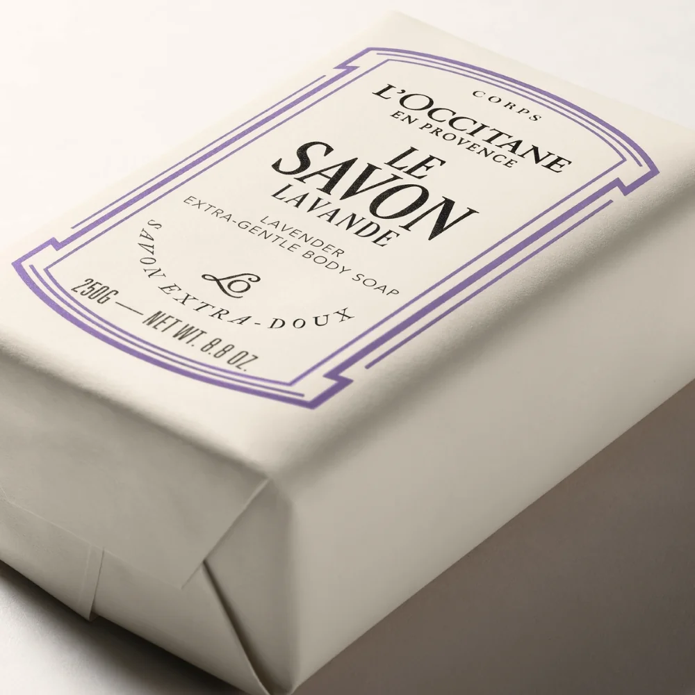 Sapun solid cu extract de Unt de Shea si Lavanda, 250g, L'Occitane