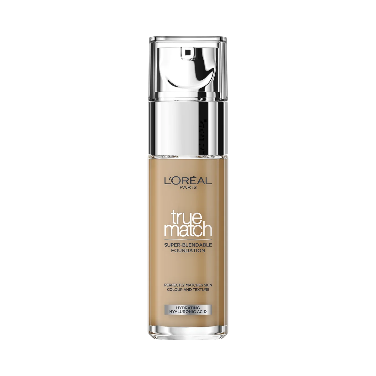Fond de ten infuzat cu acid hialuronic True Match 7DW Golden Amber, 30ml, L'Oreal Paris