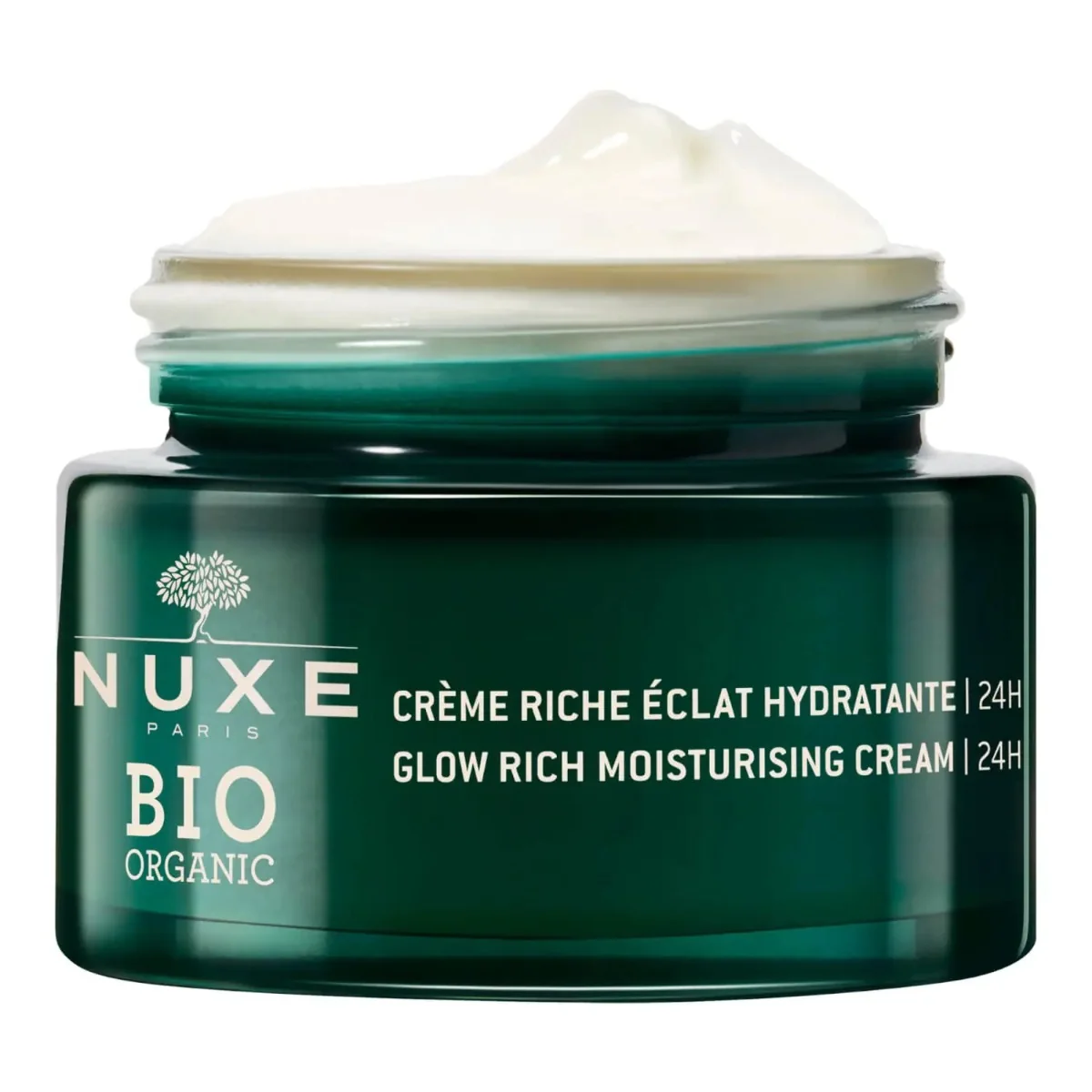 Crema hidratanta cu efect iluminator pentru ten normal spre uscat Bio Organic, 50ml, Nuxe