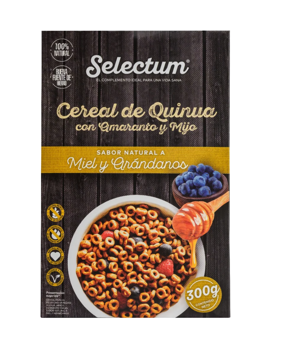 Cereale de quinoa cu amarant si mei, 300g, Selectum
