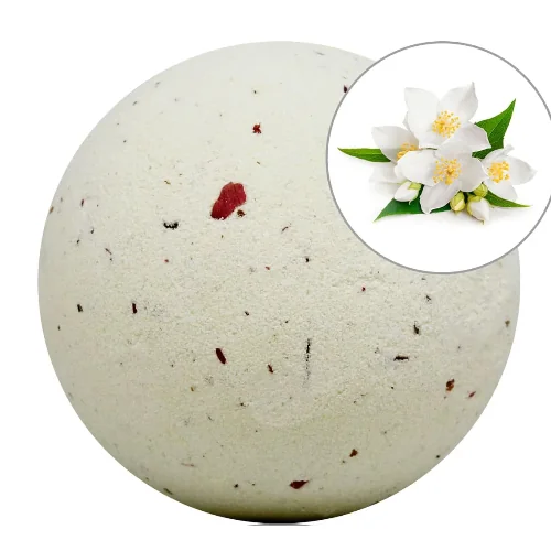 Bomba de baie efervescenta cu parfum de Iasomie, 140g, LabNatur