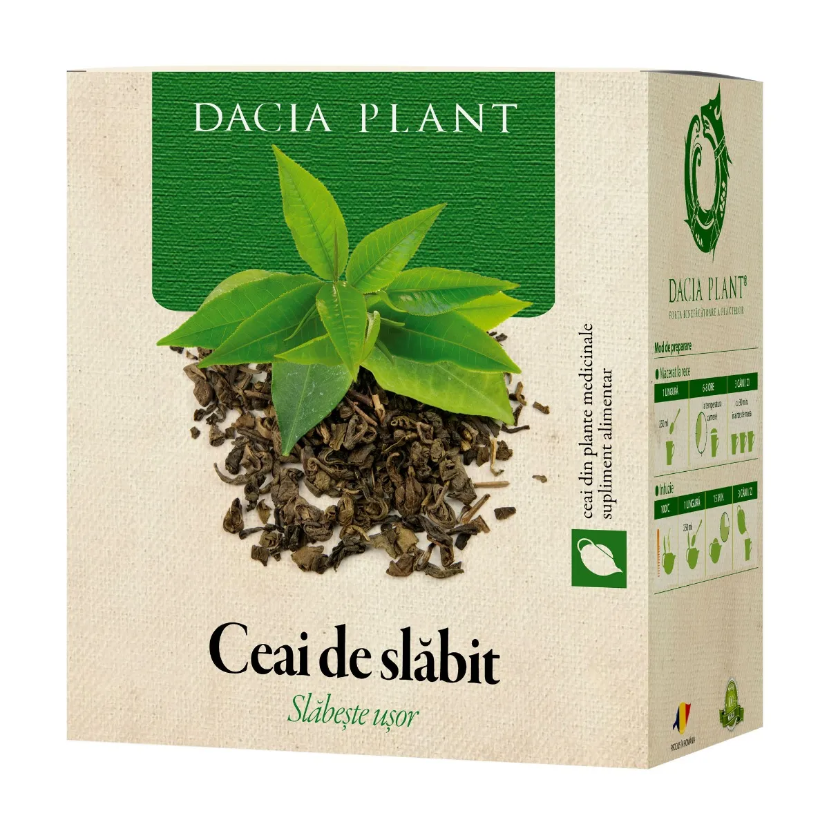 Ceai de slabit, 50g, Dacia Plant