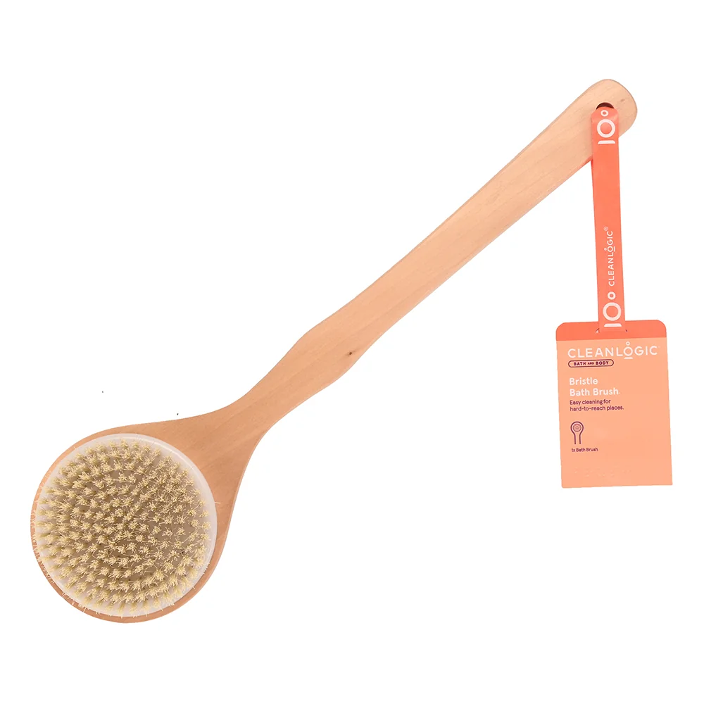 Perie pentru baie cu maner lung Bath & Body, 1 bucata, Cleanlogic