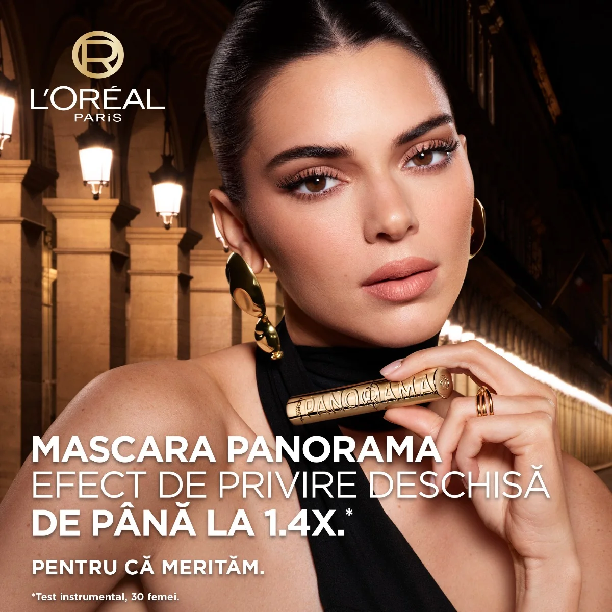 Set Spray de fixare rezistent la transfer Infaillible 3 Second Setting Mist 75ml + Mascara Panorama By Volume Million Lashes Black 9.9ml, L'Oreal Paris