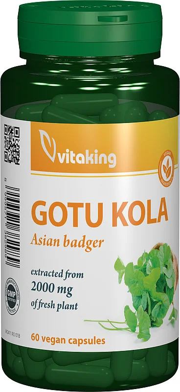  Extract de Gotu Kola, 60 capsule vegetale, Vitaking