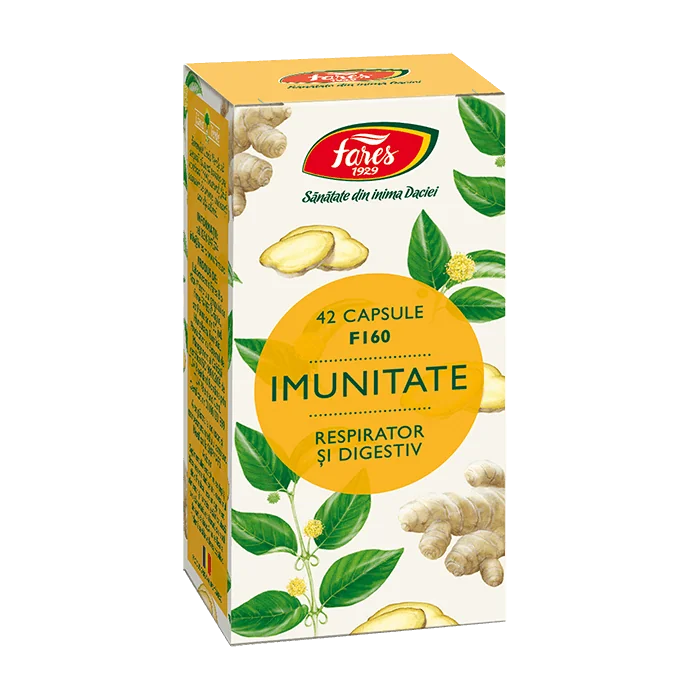 Imunitate, respirator si digestiv F160, 42 capsule, Fares