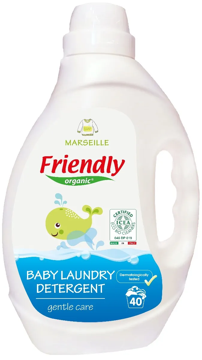 Detergent de rufe Marsilia, 2000ml, Friendly Organic
