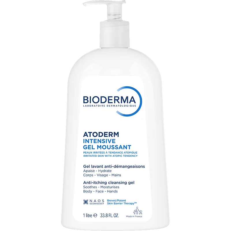 Gel spumant Atoderm Intensive, 1000ml, Bioderma 