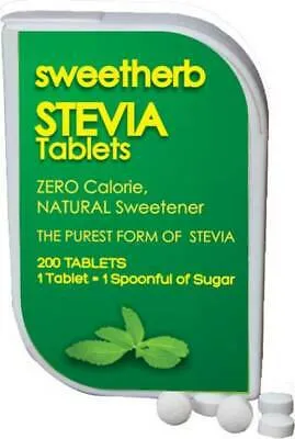 Indulcitor cu extract de stevia, 200 tablete, Sweetly