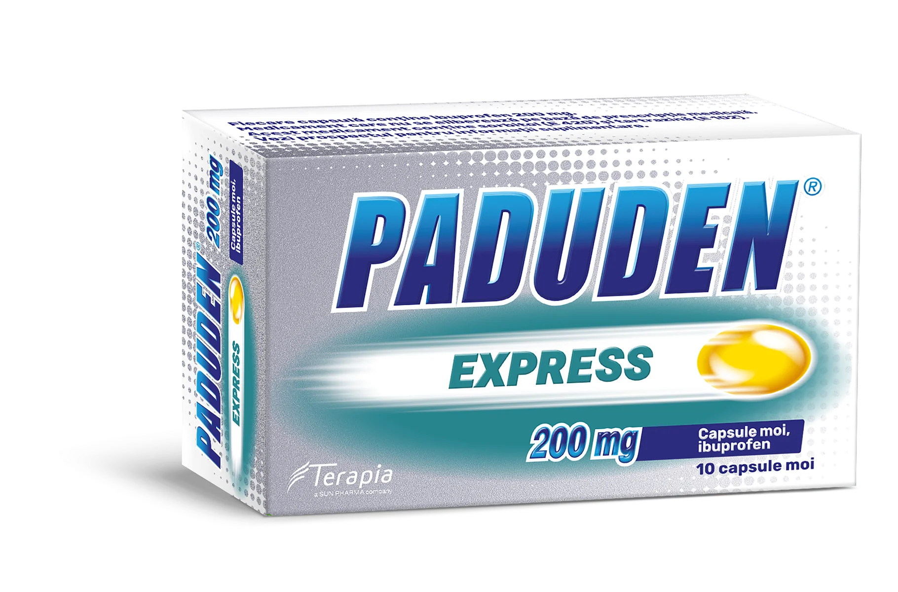 Paduden express 200mg, 10 capsule moi, Terapia