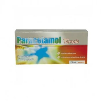 Paracetamol 500 mg, 20 comprimate, Terapia