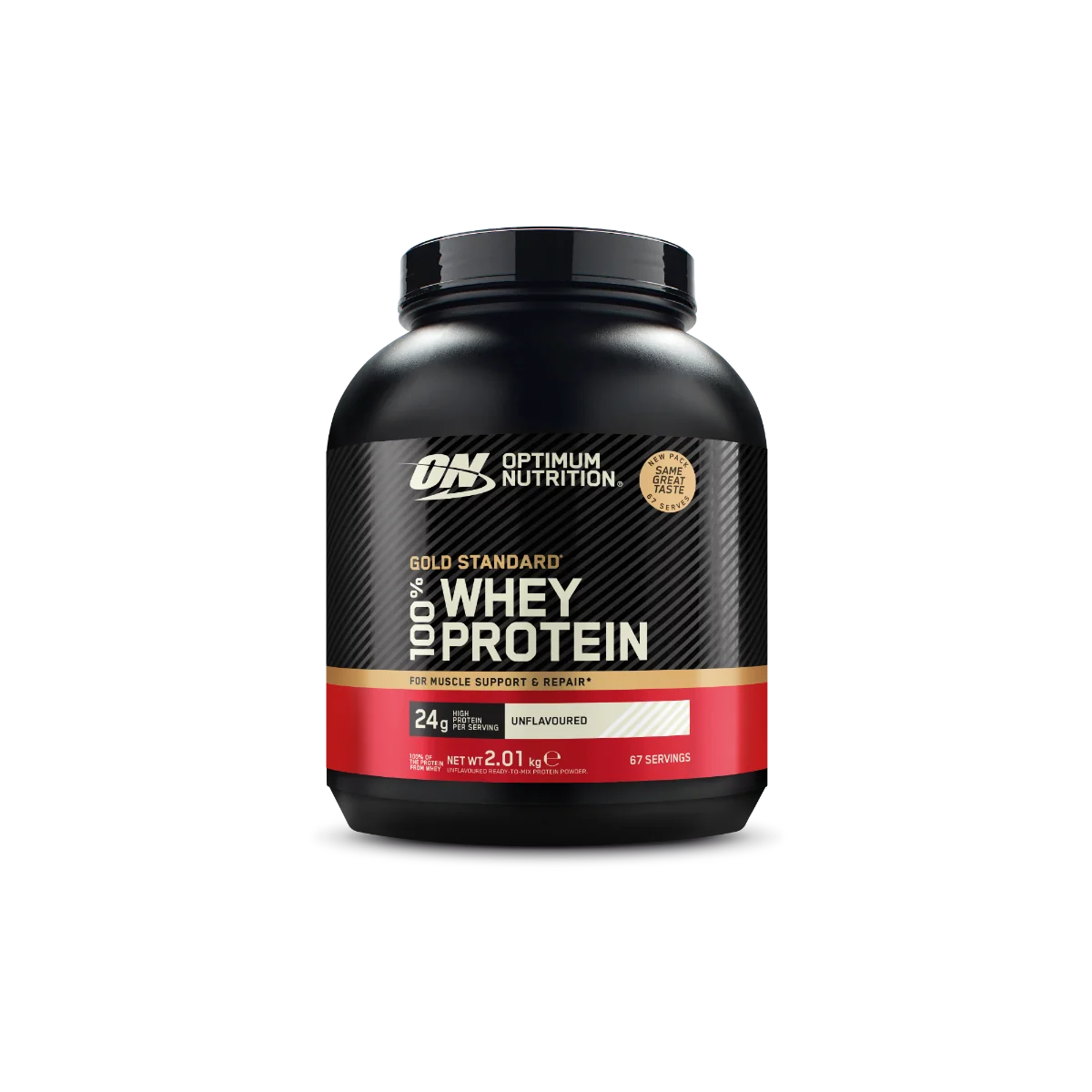 Pudra proteica proteine din zer 100% whey gold standard Fara aroma, 2.01kg, Optimum Nutrition