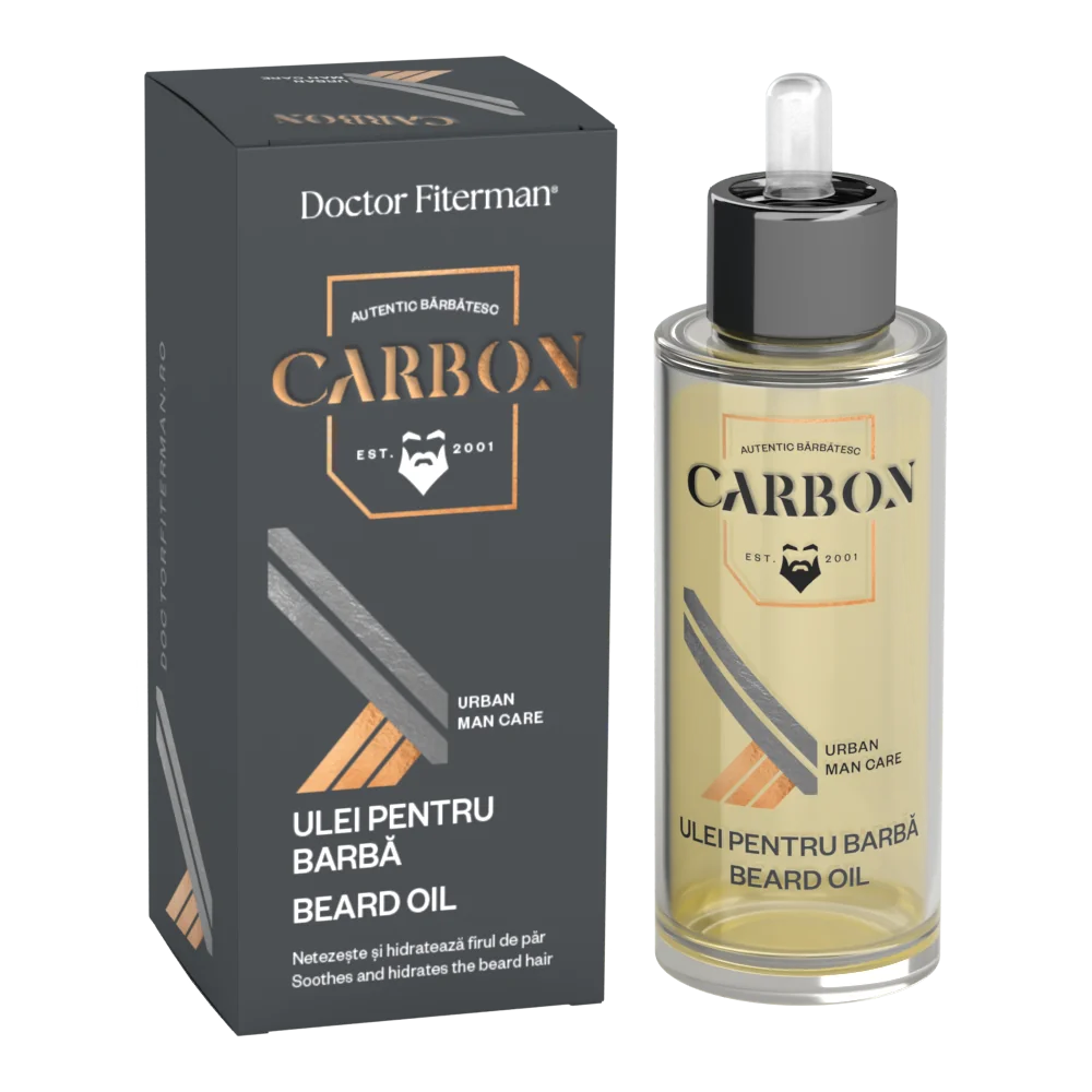 Ulei pentru barba Carbon, 30ml, Doctor Fiterman