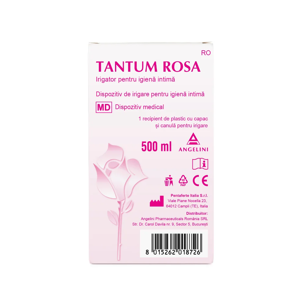 Tantum Rosa Irigator pentru igiena intima, 500 ml, Angelini