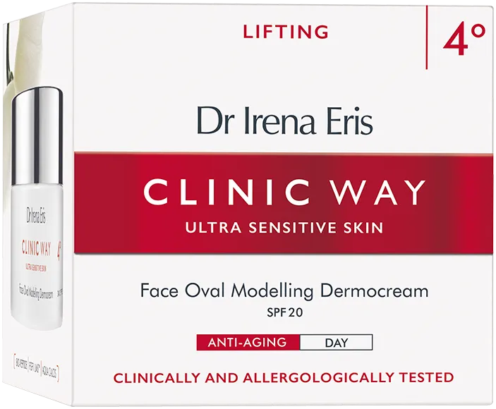 Crema de zi anti-aging riduri profunde SPF20 Clinic Way 4°, 50ml, Dr. Irena Eris 