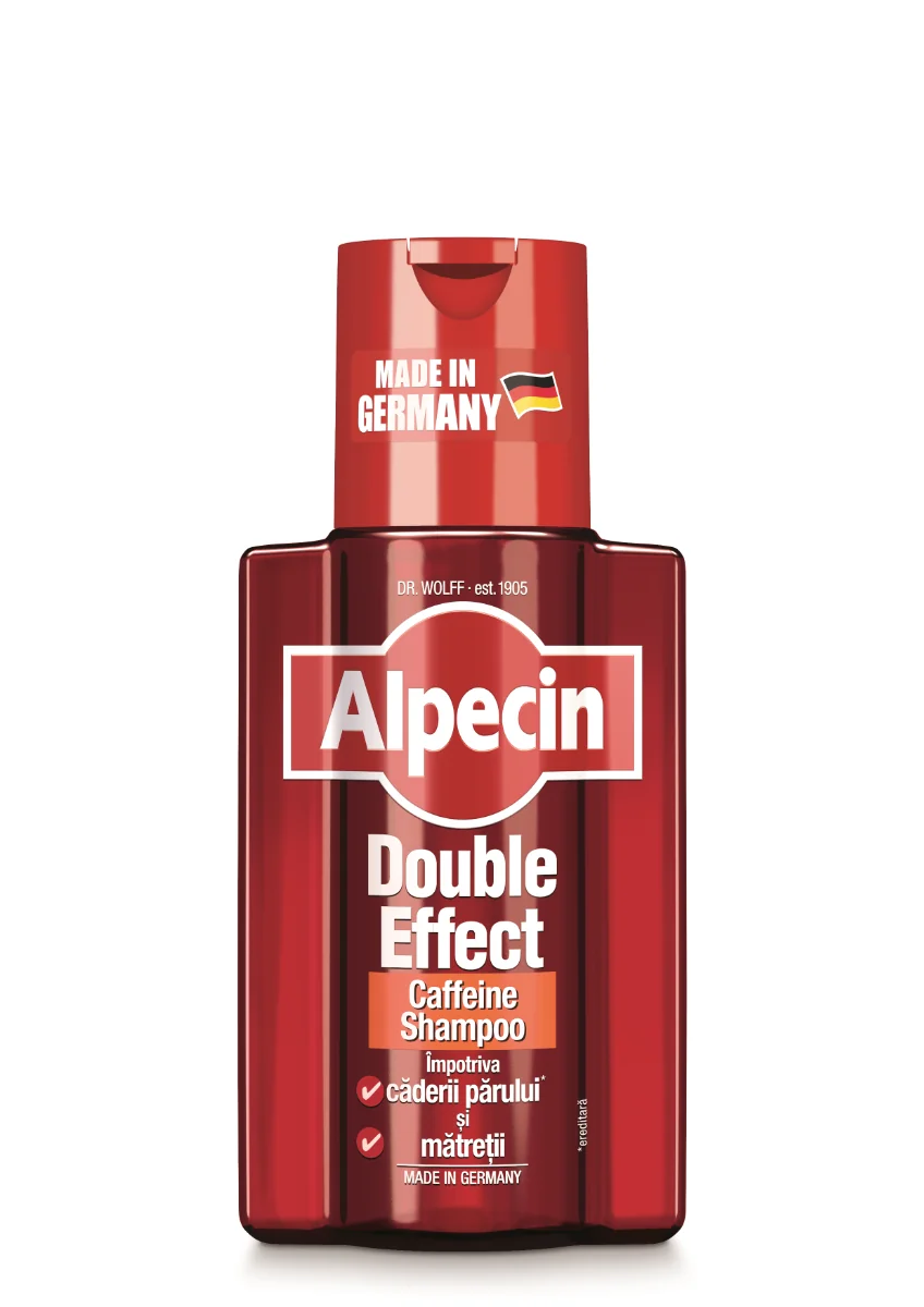 Sampon antimatreata dublu efect, 200ml, Alpecin