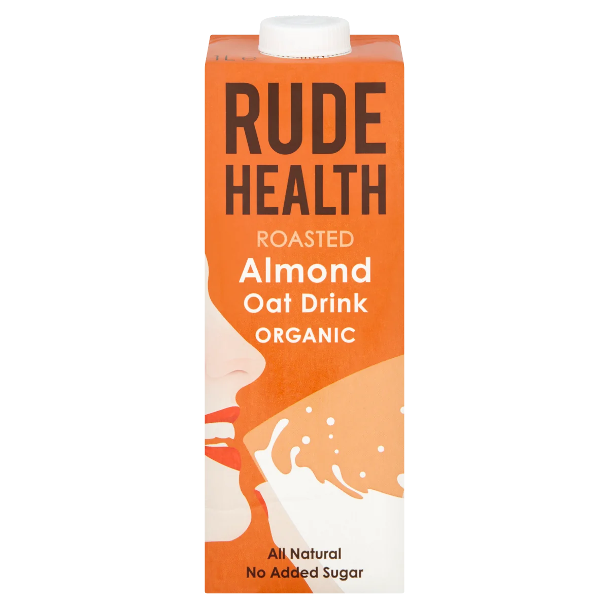 Bautura vegetala din ovaz si migdale prajite Bio, 1l, Rude Health