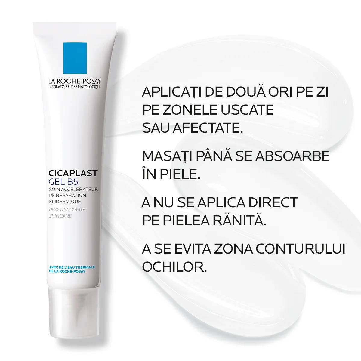 Gel-crema reparator pentru iritatii ale pielii si cicatrici Cicaplast, 40ml, La Roche-Posay