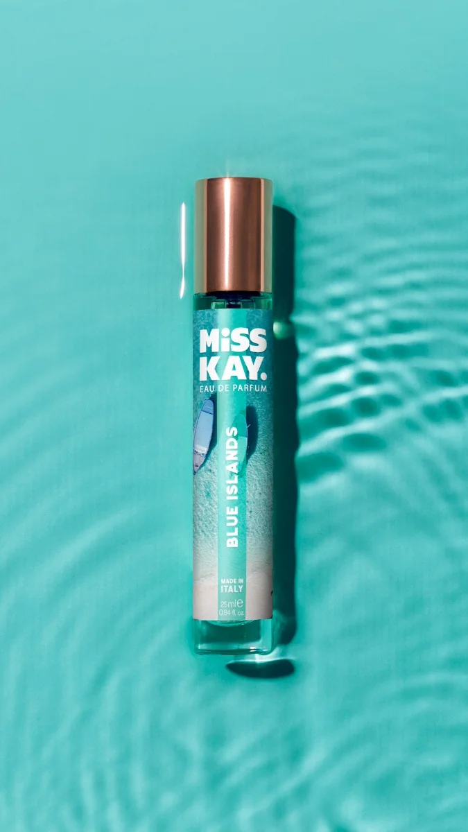 Apa de parfum pentru femei Blue Islands, 25ml, Miss Kay