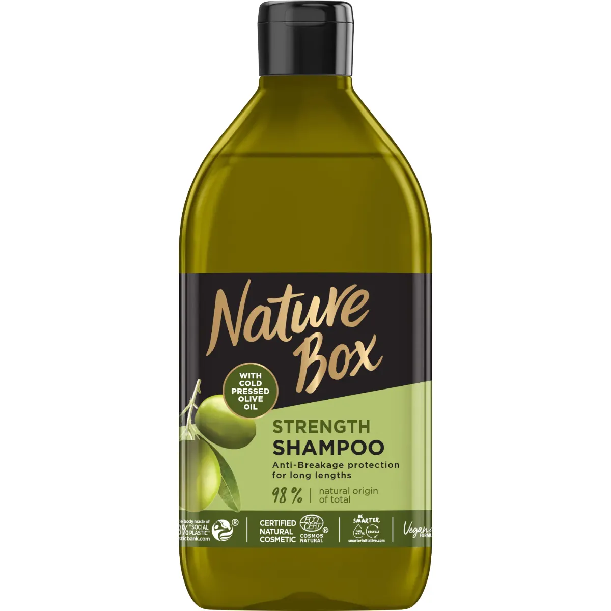 Sampon cu ulei de masline, 385ml, Nature Box
