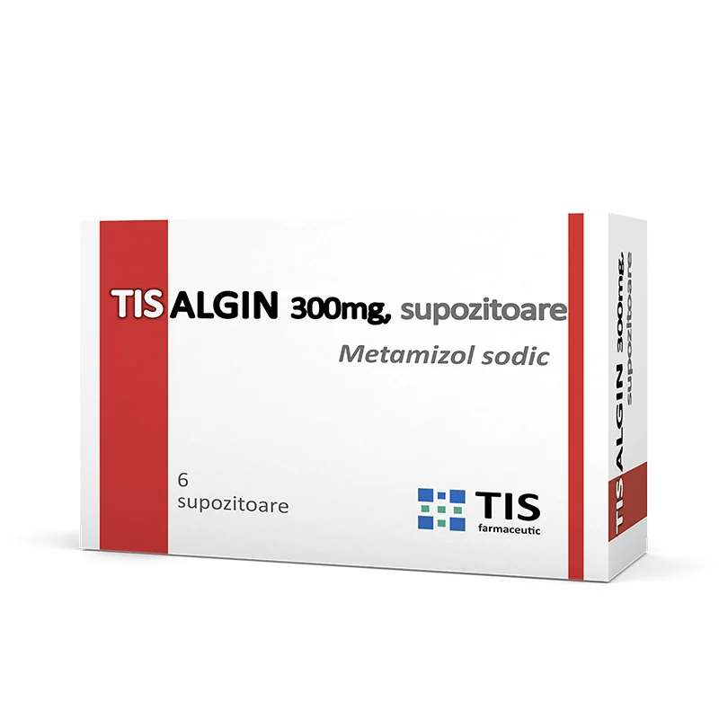 Tisalgin 300mg, 6 supozitoare, Tis Farmaceutic