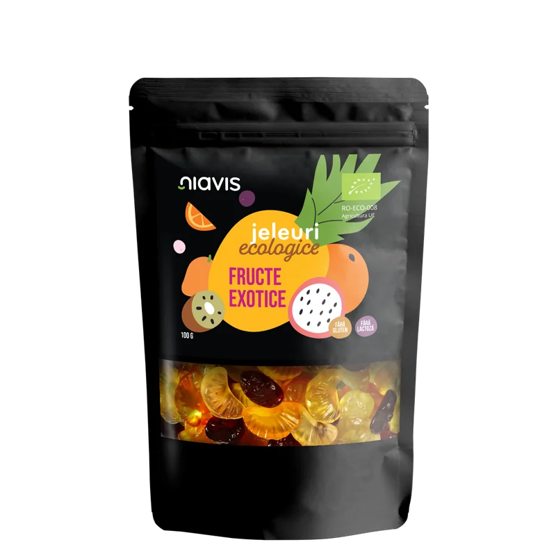 Jeleuri ecologice 'Fructe Exotice', 100g, Niavis