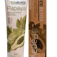 Pasta de dinti organica pentru albire cu extract de papaya, 75ml, Ecodenta
