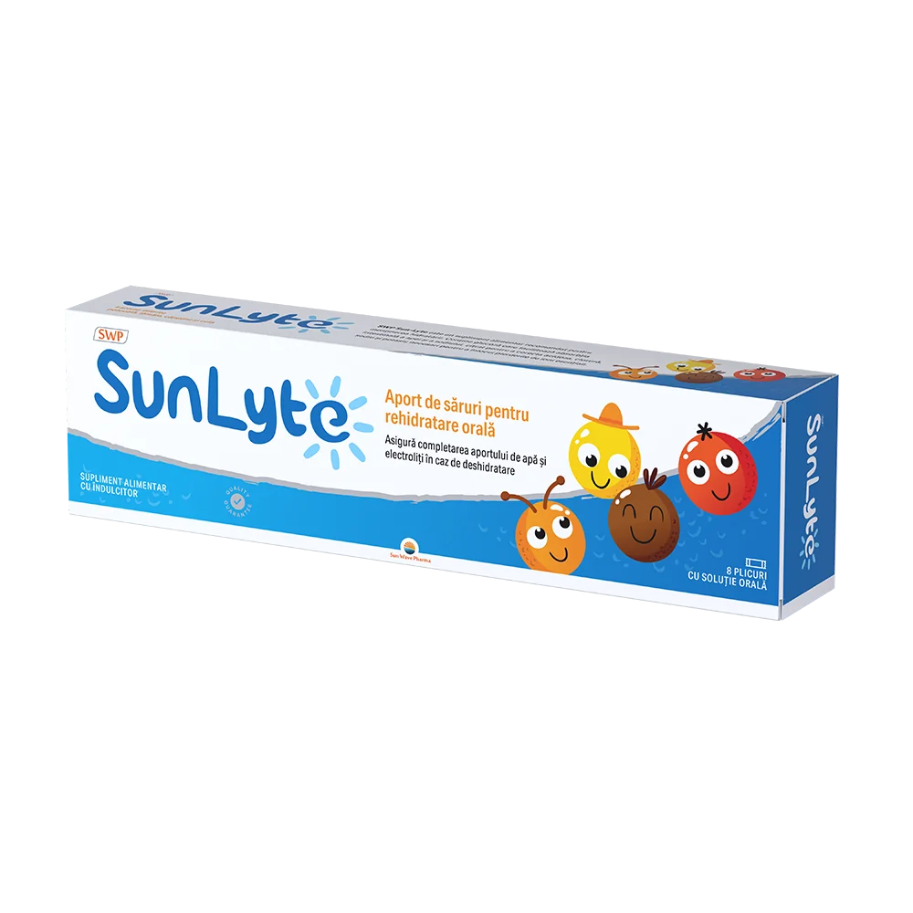 Sun-Lyte saruri de rehidratare, 8 plicuri, Sun Wave Pharma