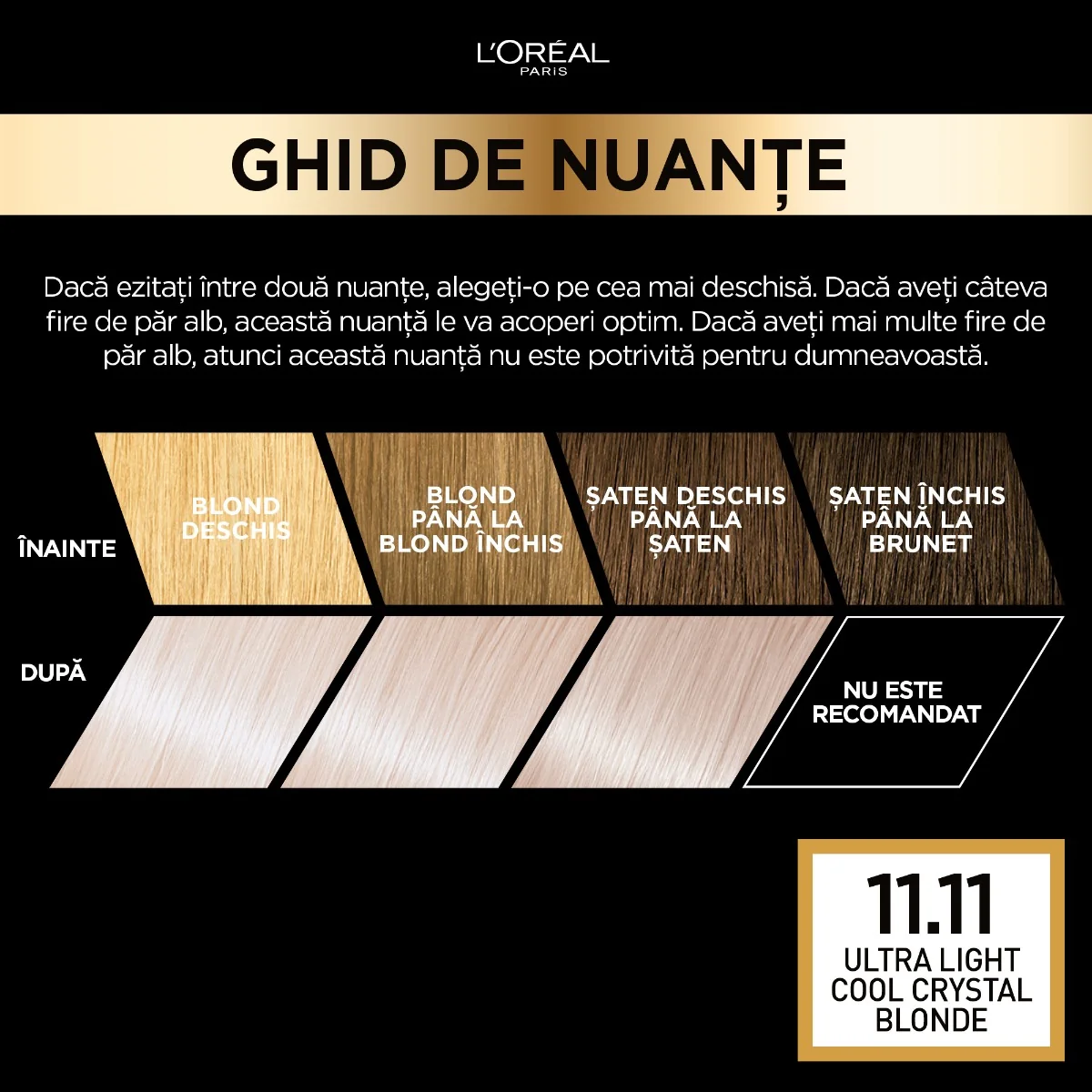 Vopsea de par permanenta cu amoniac Preference Le Blonding 11.11 Blond Ultra Deschis cu efect cenusiu, 178ml, L'Oreal Paris