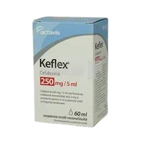 Keflex granule pentru suspensie orala 250mg/5ml, 60ml, Actavis