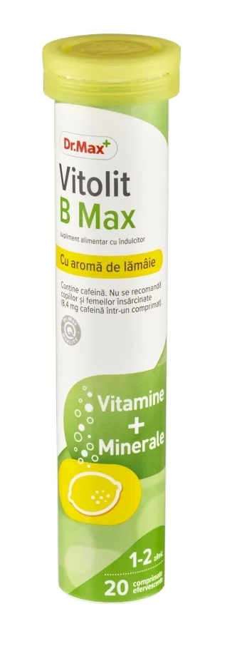 Dr. Max Vitolit B Max, 20 comprimate efervescente