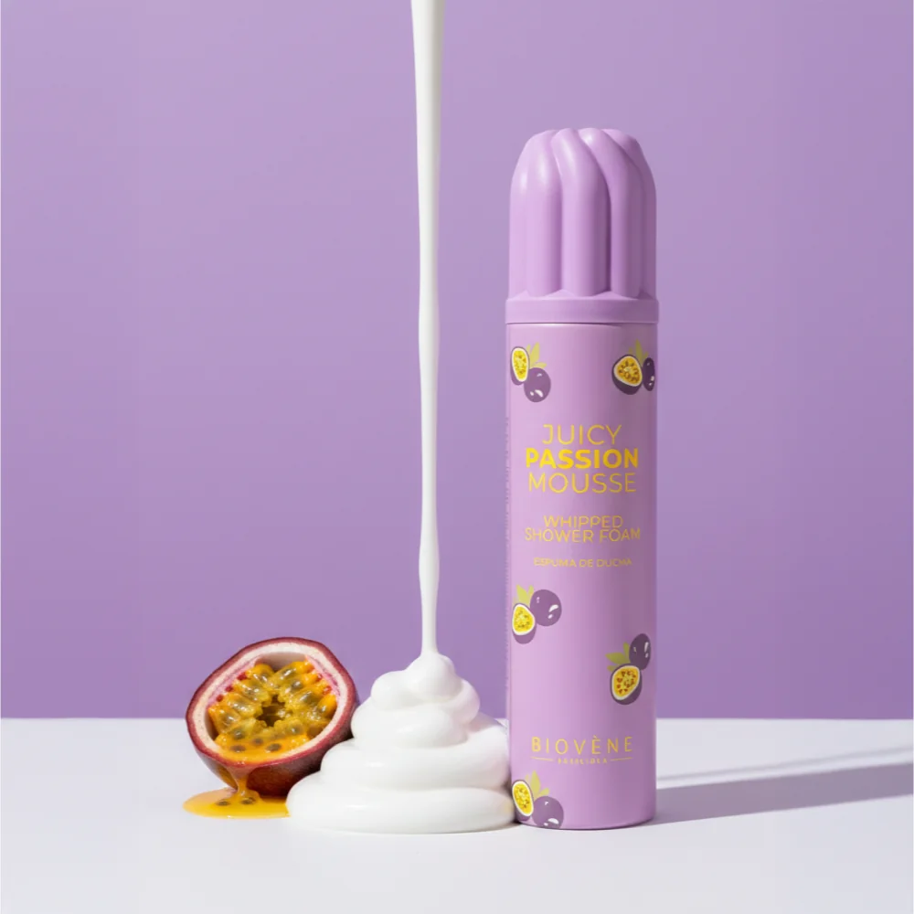 Gel de dus spuma Juicy Passion Mousse, 250ml, Biovene