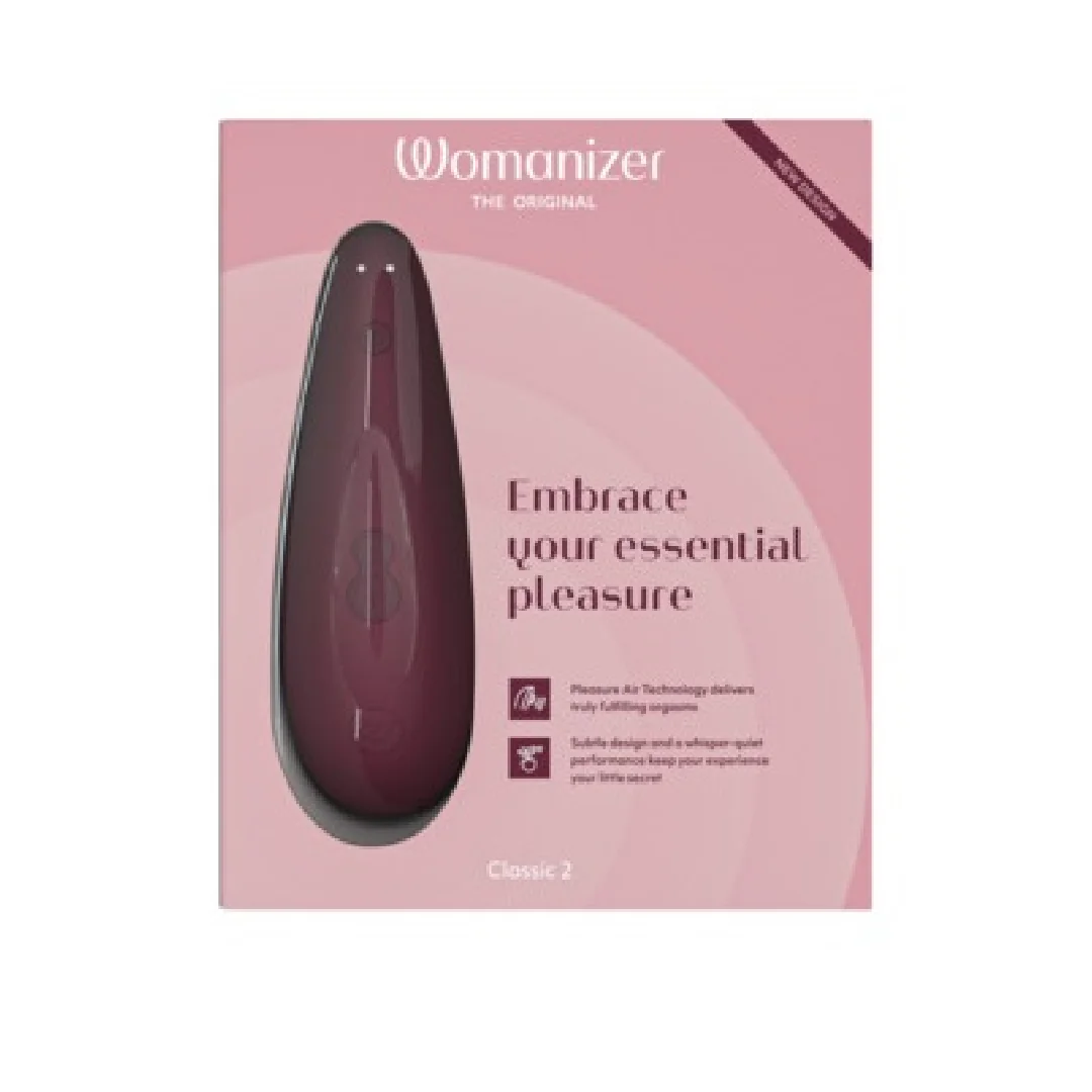 Vibrator pentru clitoris Classic 2 Bordo, 1 bucata, Womanzier