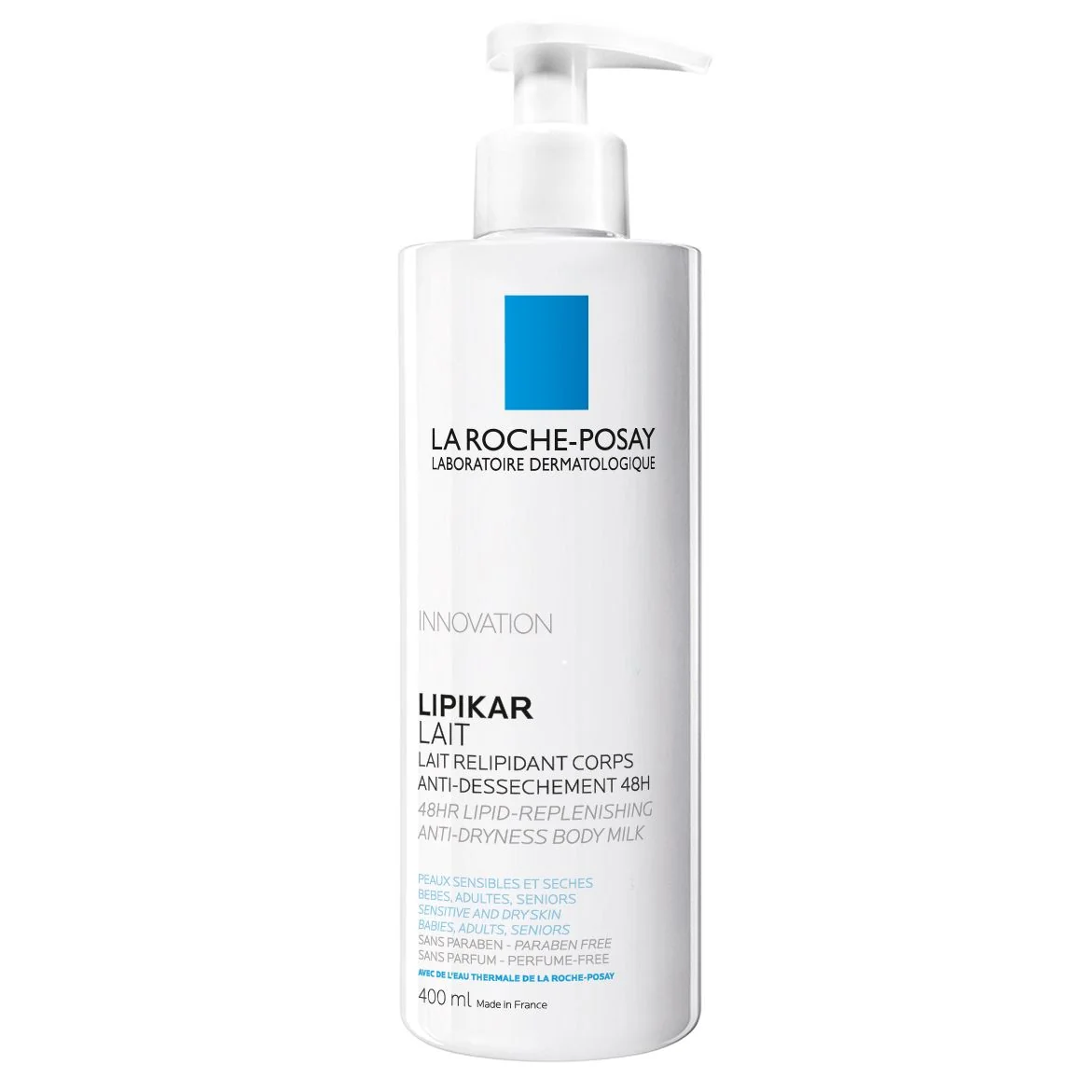 Lapte de corp pentru piele uscata Lipikar, 400ml, La Roche-Posay