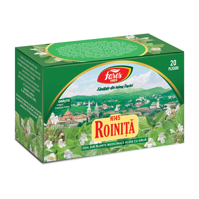 Ceai de roinita, 20 plicuri, Fares