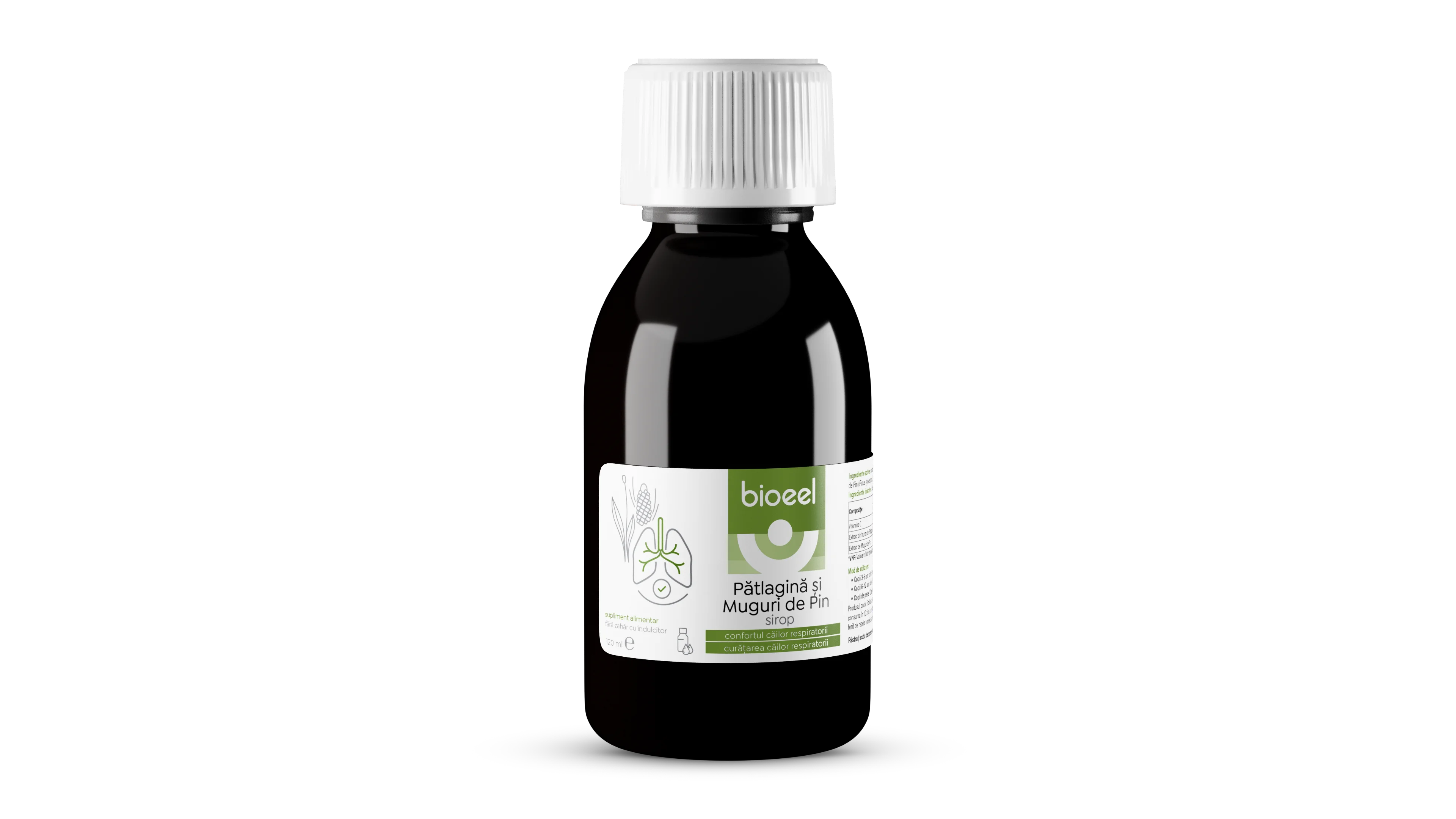 Sirop de Patlagina si muguri de pin, 120ml, Bioeel