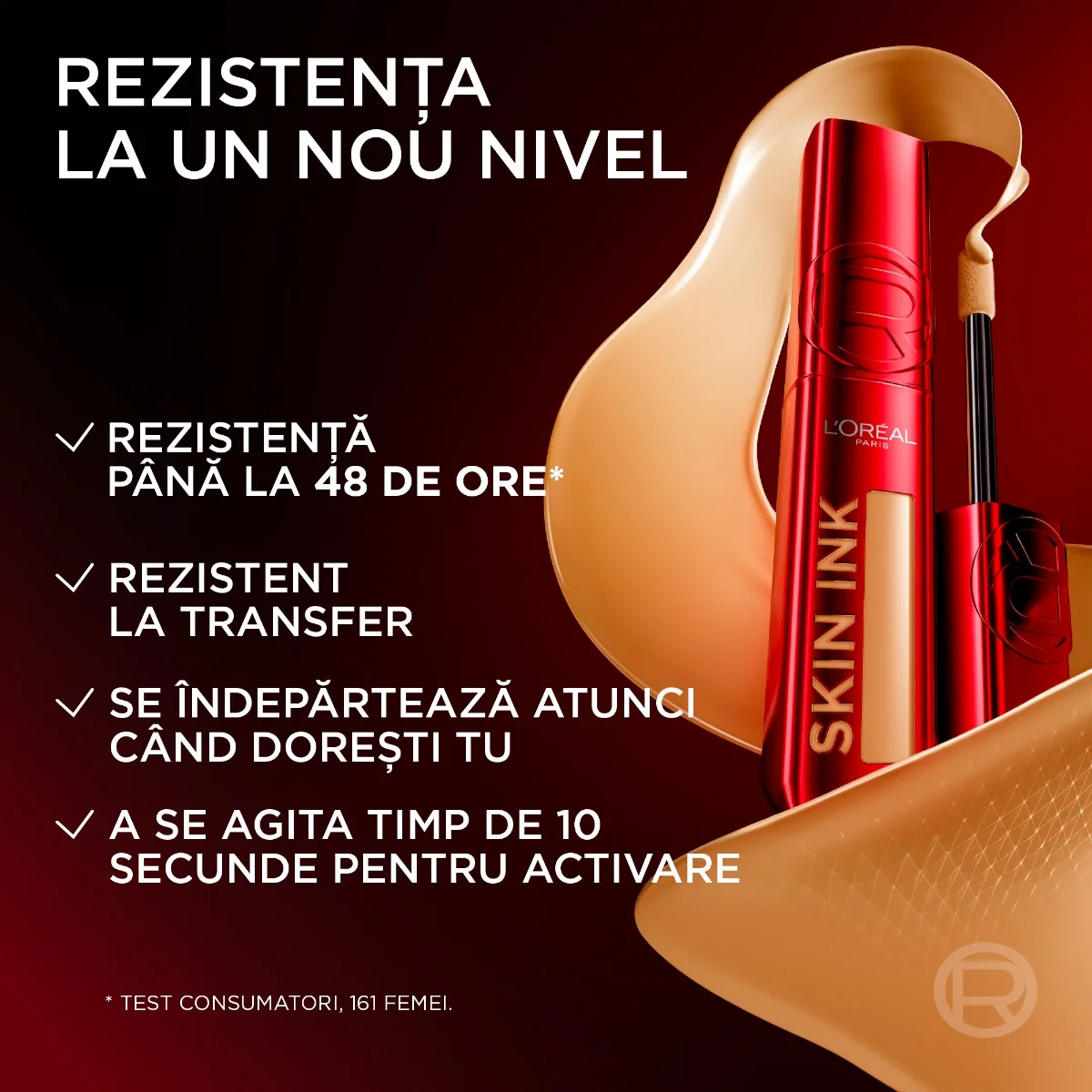 Fond de ten si corector 2 in 1 Infailible Skin Ink 130 Light Cool, 15ml, L'Oreal Paris 