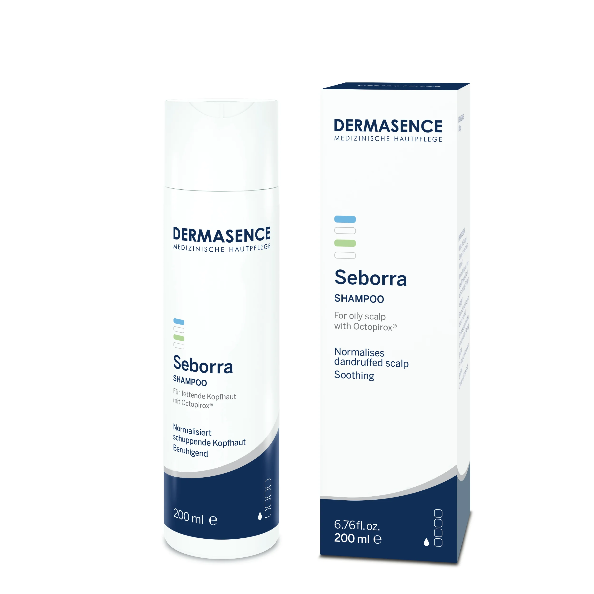 Sampon pentru scalp cu exces de sebum si matreata Seborra, 200ml, Dermasence