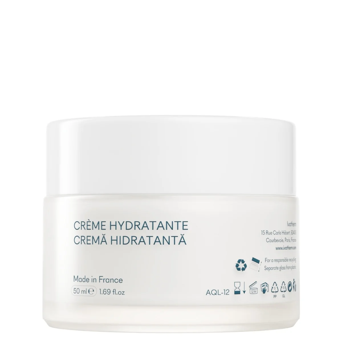 Crema hidratanta pentru piele normal-mixta Aquafil Hydra Light, 50ml, Ivatherm