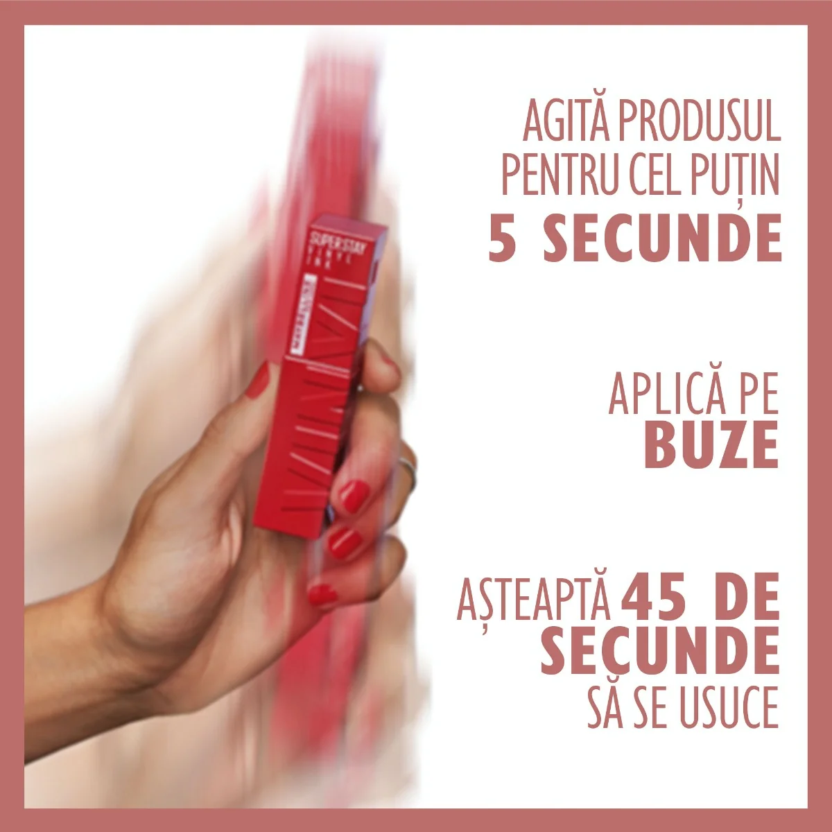 Ruj lichid rezistent cu stralucire de vinil Superstay Ink 12 Punchy, 4.2ml, Maybelline